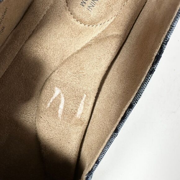 Giani Bernini Shoes Women's 10 Blue Archerr Memory Foam Monogram Espadrille - Picture 10 of 11